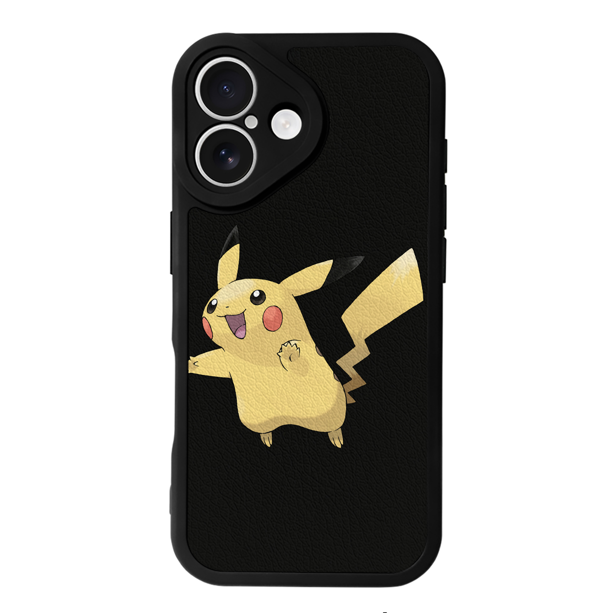 （画像用） ポケットモンスター Pokémon 【iPhone 16シリーズ対応】シリコンスマホケース（レザー調） 材質：シリコン